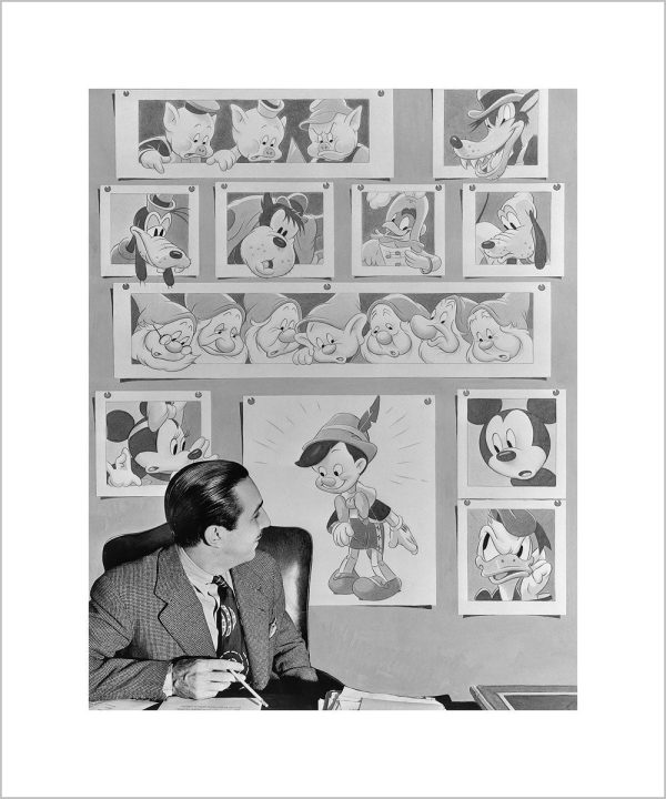 Walt & Animated Characters  from Disney Photo Archives Online Sale