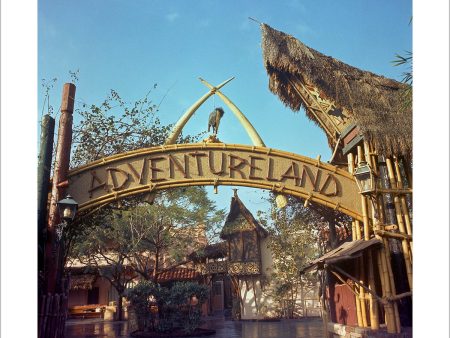 Adventureland Entrance Sign, Disneyland Park  from Disney Photo Archives Supply