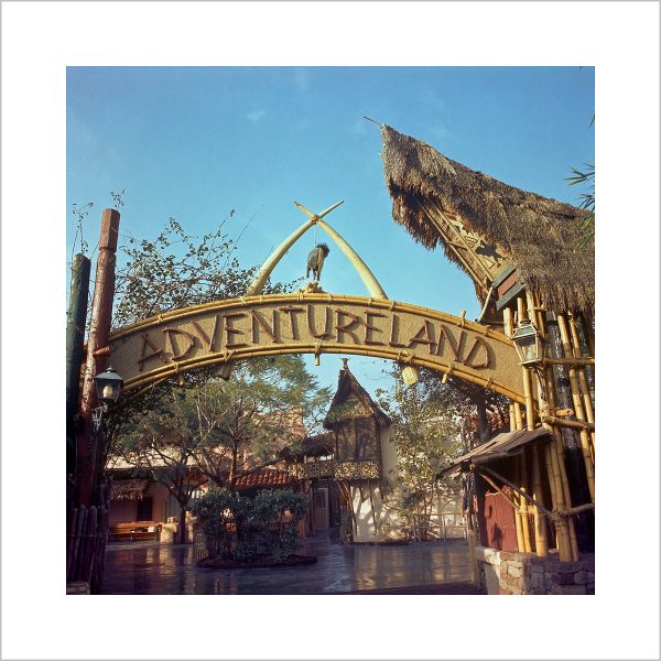 Adventureland Entrance Sign, Disneyland Park  from Disney Photo Archives Supply