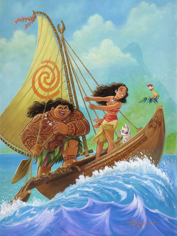 Moana Knows the Way  by Tim Rogerson For Cheap