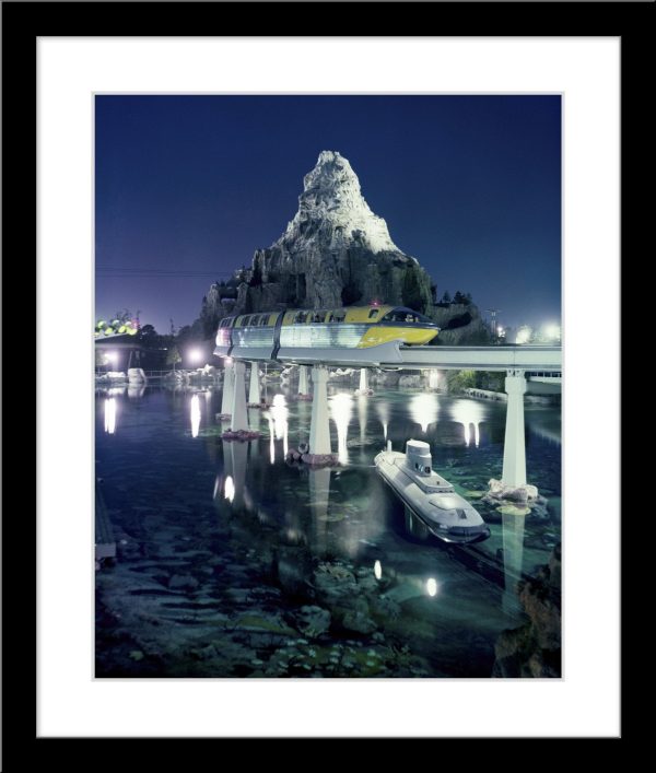 Disneyland Matterhorn, Monorail and Submarine  from Disney Photo Archives Online