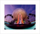 Spaceship Earth at Dusk  from Disney Photo Archives For Cheap