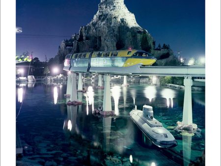 Disneyland Matterhorn, Monorail and Submarine  from Disney Photo Archives Online