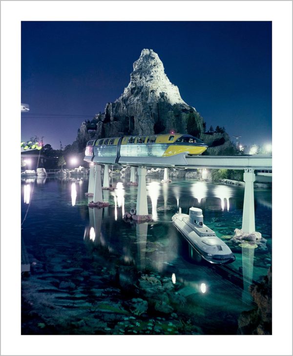 Disneyland Matterhorn, Monorail and Submarine  from Disney Photo Archives Online