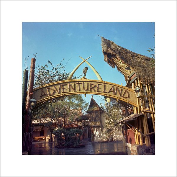 Adventureland Entrance Sign, Disneyland Park  from Disney Photo Archives Supply