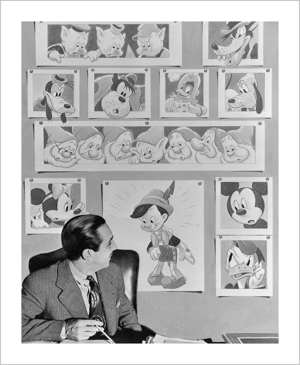 Walt & Animated Characters  from Disney Photo Archives Online Sale