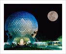 Spaceship Earth and the Moon  from Disney Photo Archives Online Hot Sale