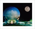 Spaceship Earth and the Moon  from Disney Photo Archives Online Hot Sale