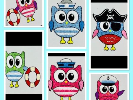 SAILOR OWLS SET For Cheap