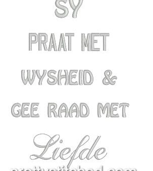 Praat met wysheid Online Sale