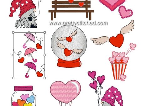 VALENTINE DOODLES SET 5 Online now