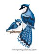 BLUE JAY SAYING SET Online now