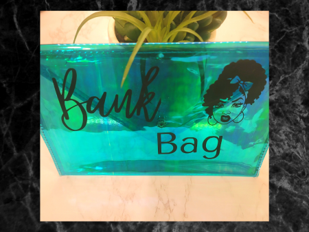 Black on Green Bank Bag on Sale