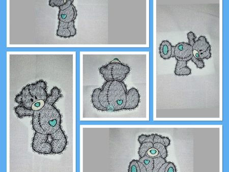 APPLIQUE TEDDY SET 1 Online