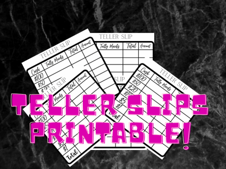 Printable Teller Slips Cheap