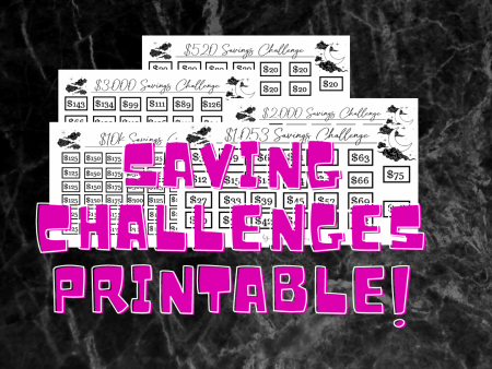 Printable Saving Challenges Discount