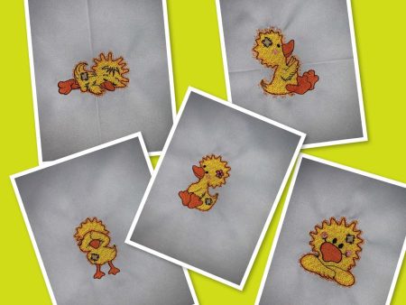 APPLIQUE DUCKLINGS SET Online Hot Sale