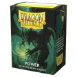 Dragon Shield - Matte Dual Sleeves: Power - Metallic Green (100ct) Online Sale