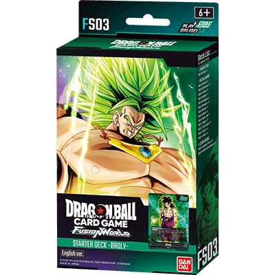 Dragon Ball Super Card Game - Fusion World Starter Deck 3 - Broly Online Sale