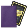 Dragon Shield - Matte Dual Sleeves: Soul - Metallic Purple (100ct) Discount