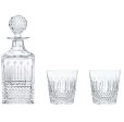 St Louis Crystal Tommy Set Square Decanter + 2 Old Fashion #3 Online Hot Sale