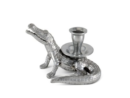 Arthur Court Alligator Taper Candle Holders 112J13 Online Sale