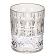 St Louis Crystal Tommy Flannel-Grey Small Cylindrical Tumbler on Sale