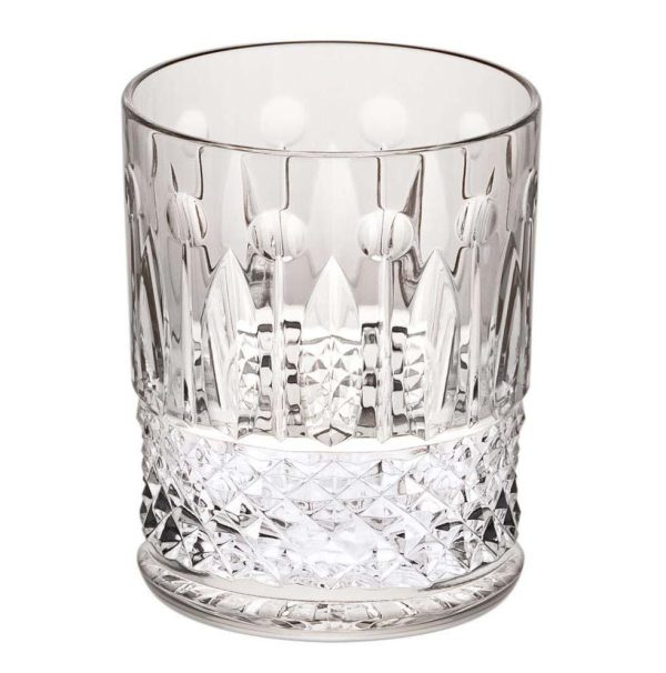 St Louis Crystal Tommy Flannel-Grey Small Cylindrical Tumbler on Sale