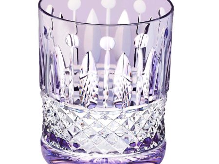 St Louis Crystal Tommy Purple Small Cylindrical Tumbler For Discount