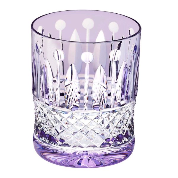 St Louis Crystal Tommy Purple Small Cylindrical Tumbler For Discount