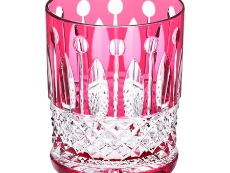 St Louis Crystal Tommy Red Small Cylindrical Tumbler Cheap