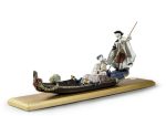 Lladro Gondola In Venice Figurine 01002014 Discount