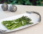 Vagabond House Farmer s Market Asparagus Stoneware Platter G326 For Discount