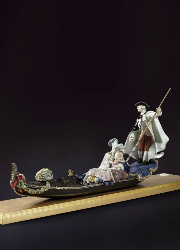 Lladro Gondola In Venice Figurine 01002014 Discount