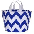 Dana Gibson Navy Bargello Bucket Tote Supply