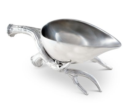 Arthur Court Antler Gravy Boat 103516 Discount