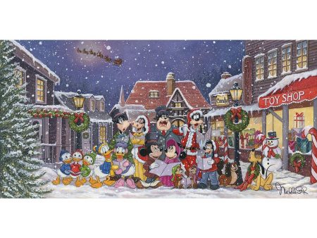 Disney Fine Art - A Snowy Christmas Carol For Sale