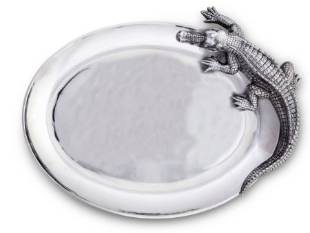 Arthur Court Alligator Oval Platter 111J11 on Sale