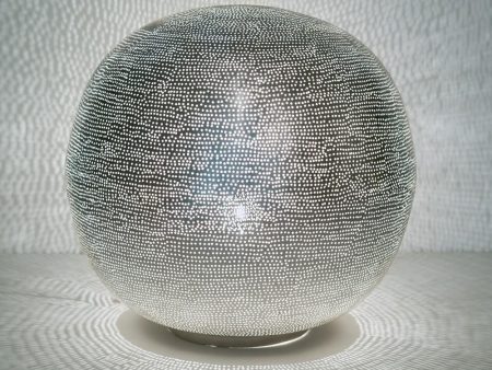 Zenza Table Lamp Ball Filisky XL Nickel Table Light TLFSBXLS Online now