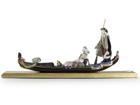 Lladro Gondola In Venice Figurine 01002014 Discount