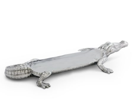 Arthur Court Alligator Tray Figural 103216 Sale