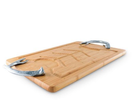 Arthur Court Antler Carving Board 70116 For Cheap